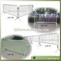 Temporary metal fencing